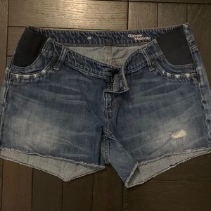 GAP Maternity jean shorts